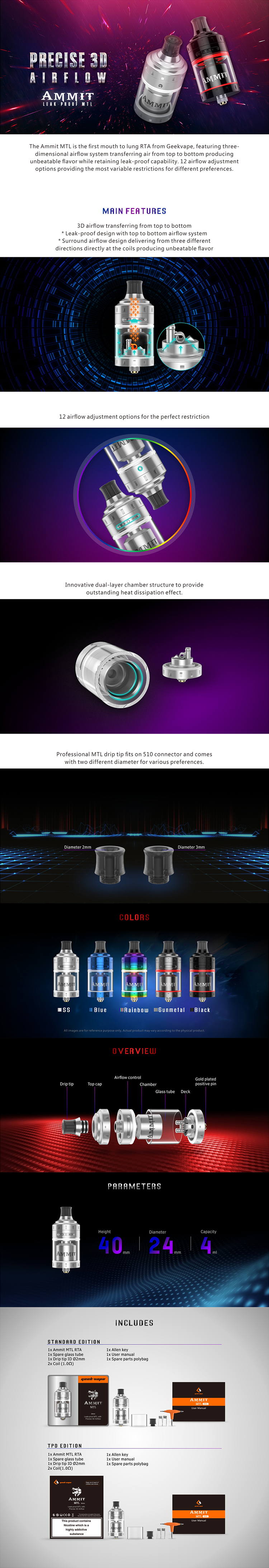 Geekvape Ammit MTL RTA Geekvape Ammit MTL RTA