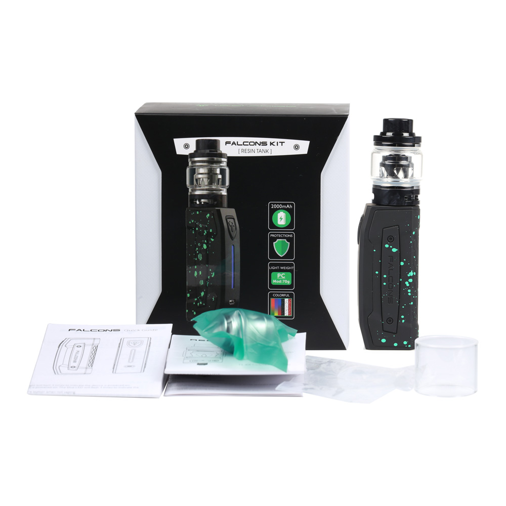Teslacigs Falcons Starter Kit with Resin Tank 2000mAh