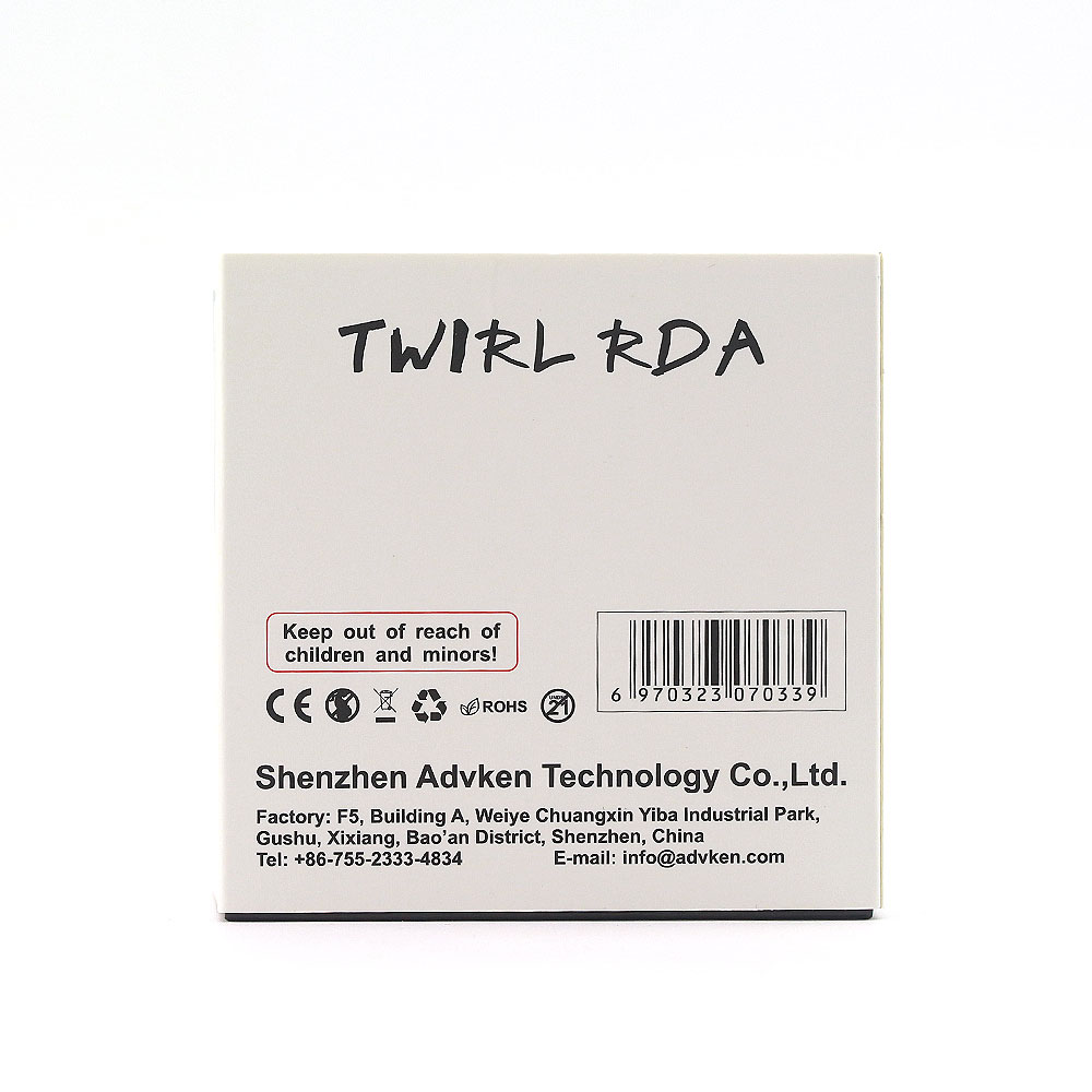 Advken Twirl BF RDA Atomizer