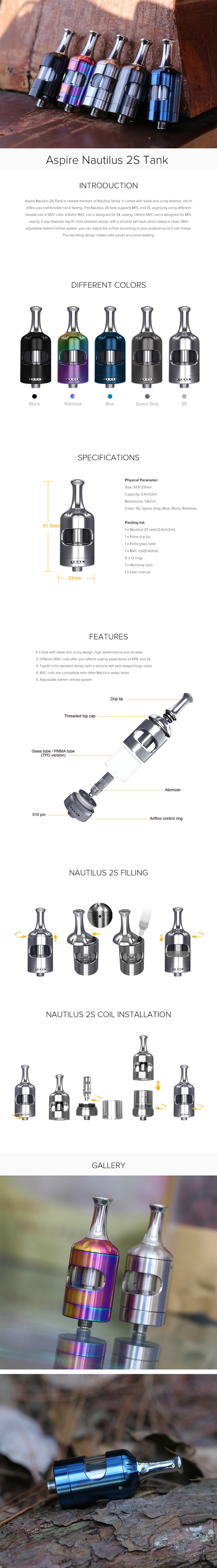 Aspire Nautilus 2S Tank
