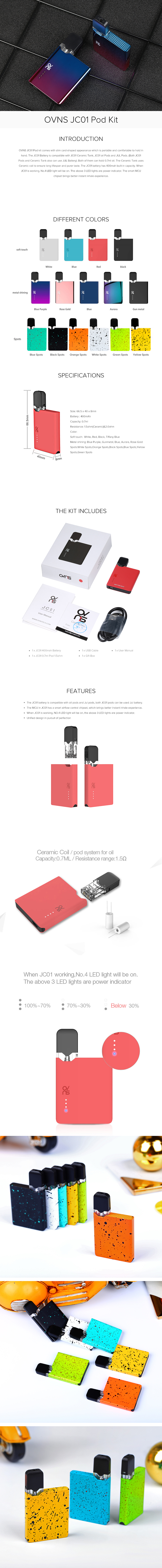 OVNS JC01 Pod Kit OVNS JC01 Pod Kit