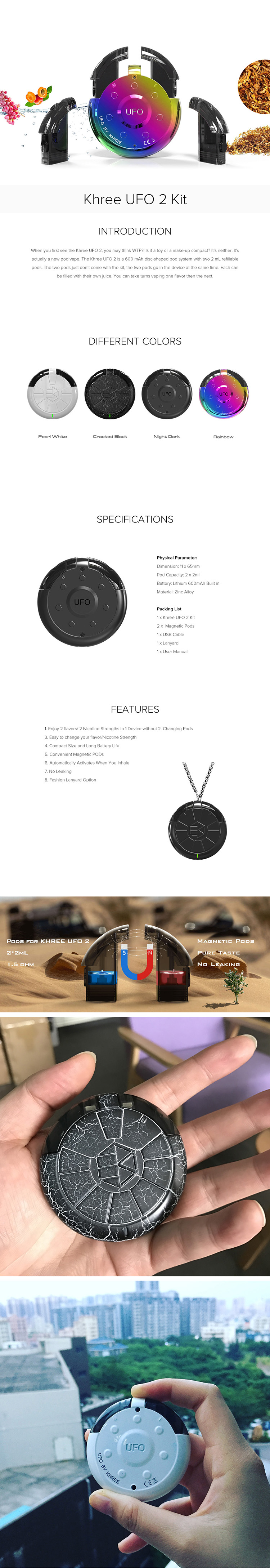 Khree UFO 2 Pod Kit Khree UFO 2 Pod Kit