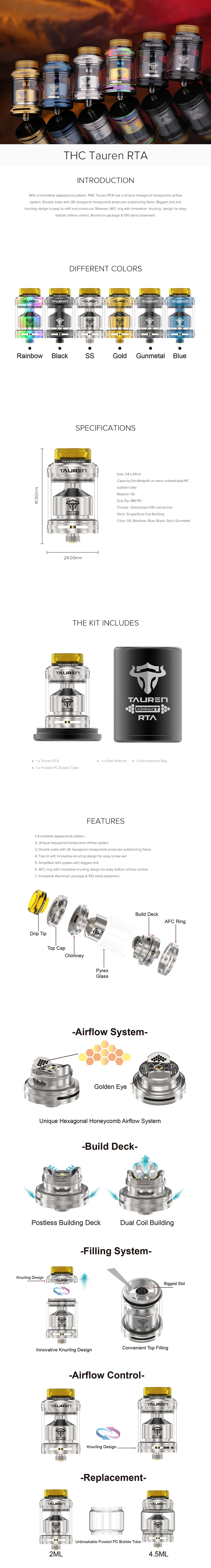 THC Tauren RTA THC Tauren RTA