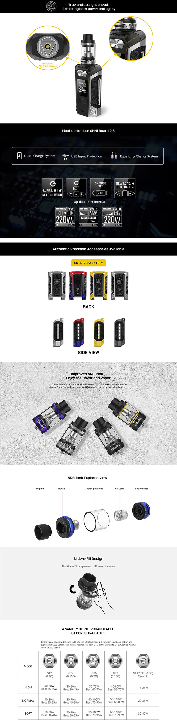 Vaporesso Switcher 220w Tc Kit 2 5ml