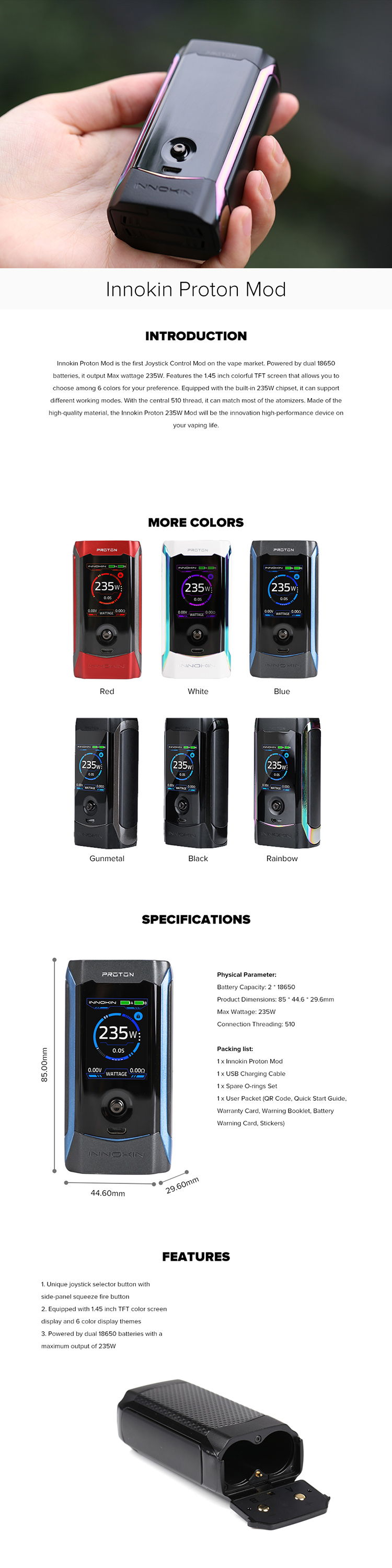 Innokin Proton Mod Innokin Proton Mod
