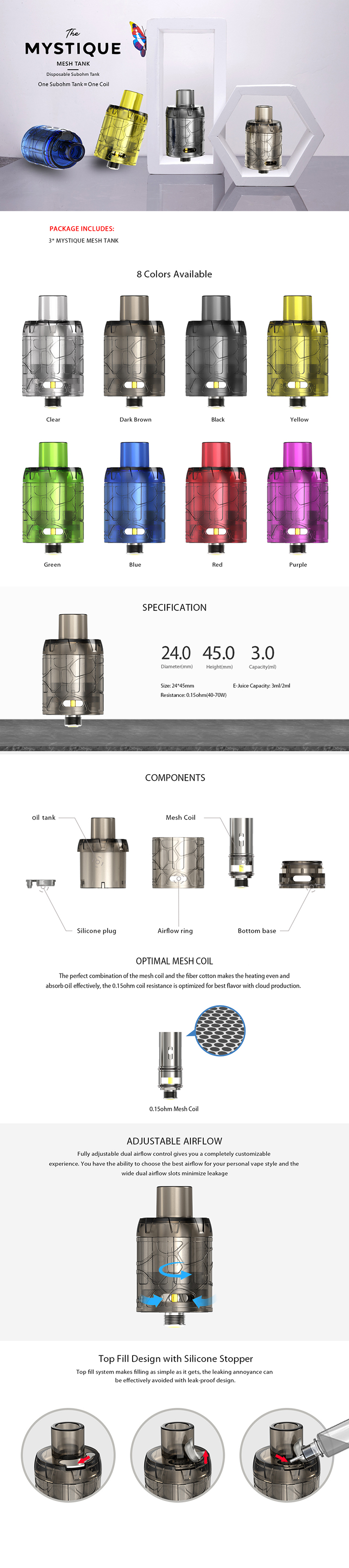 IJOY Mystique Mesh Tank IJOY Mystique Mesh Tank