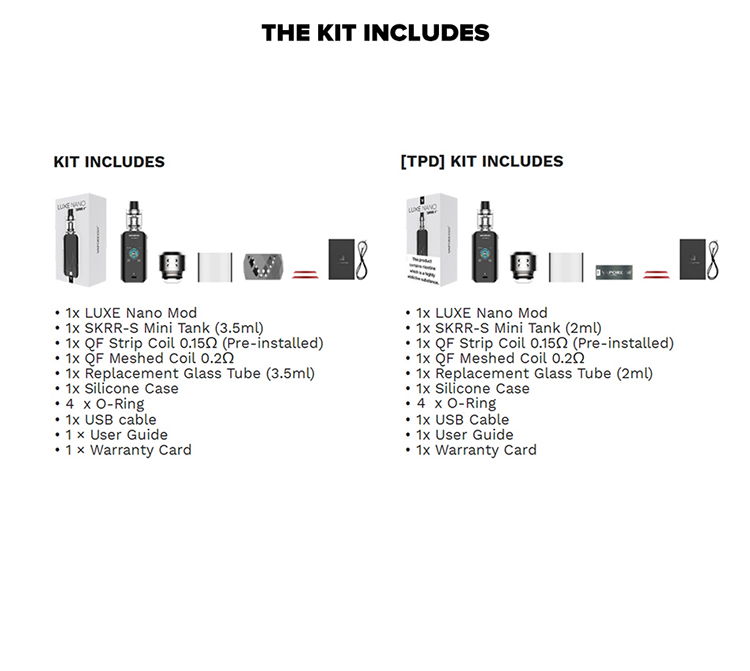 Vaporesso Luxe Nano 80W Kit Vaporesso Luxe Nano 80W Kit