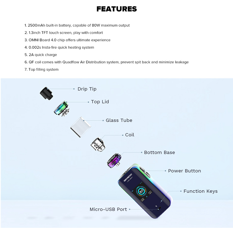 Vaporesso Luxe Nano 80W Kit Vaporesso Luxe Nano 80W Kit