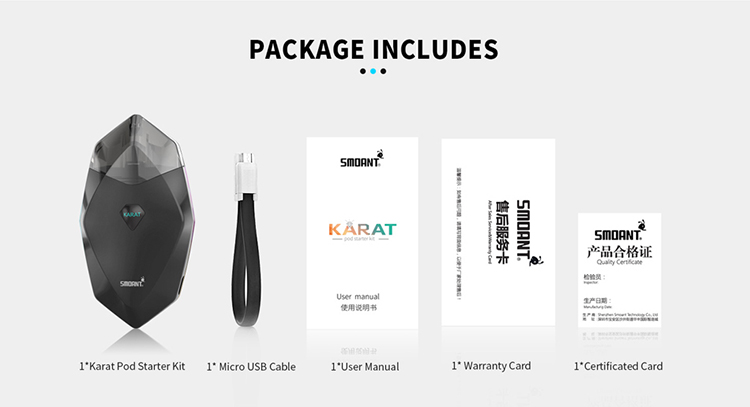 Smoant Karat Pod Vape Kit 