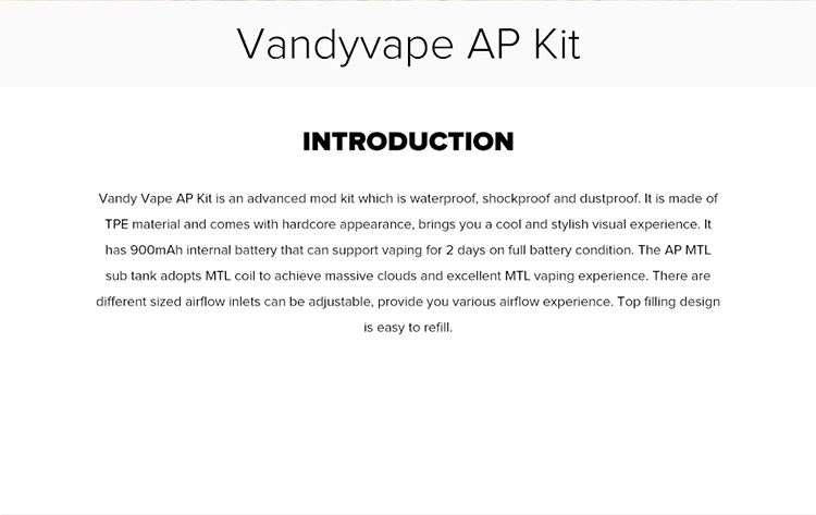 Vandy Vape AP Kit Vandy Vape AP Kit