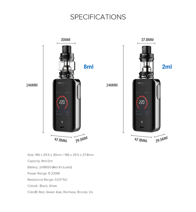 Vaporesso LUXE 220W Kit 