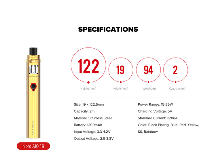 SMOK Nord AIO 19 Starter Kit SMOK Nord AIO 19 Starter Kit
