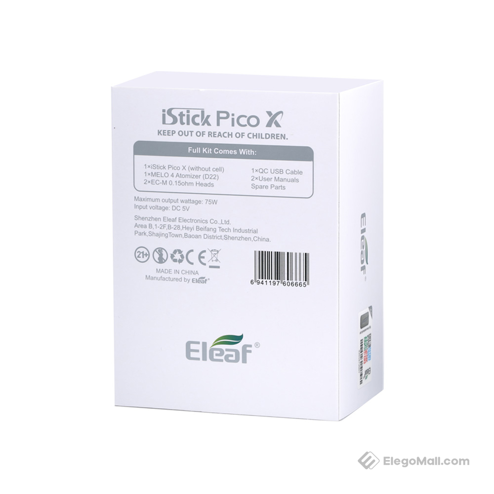 Eleaf iStick Pico X 75W with Melo 4 Starter Kit