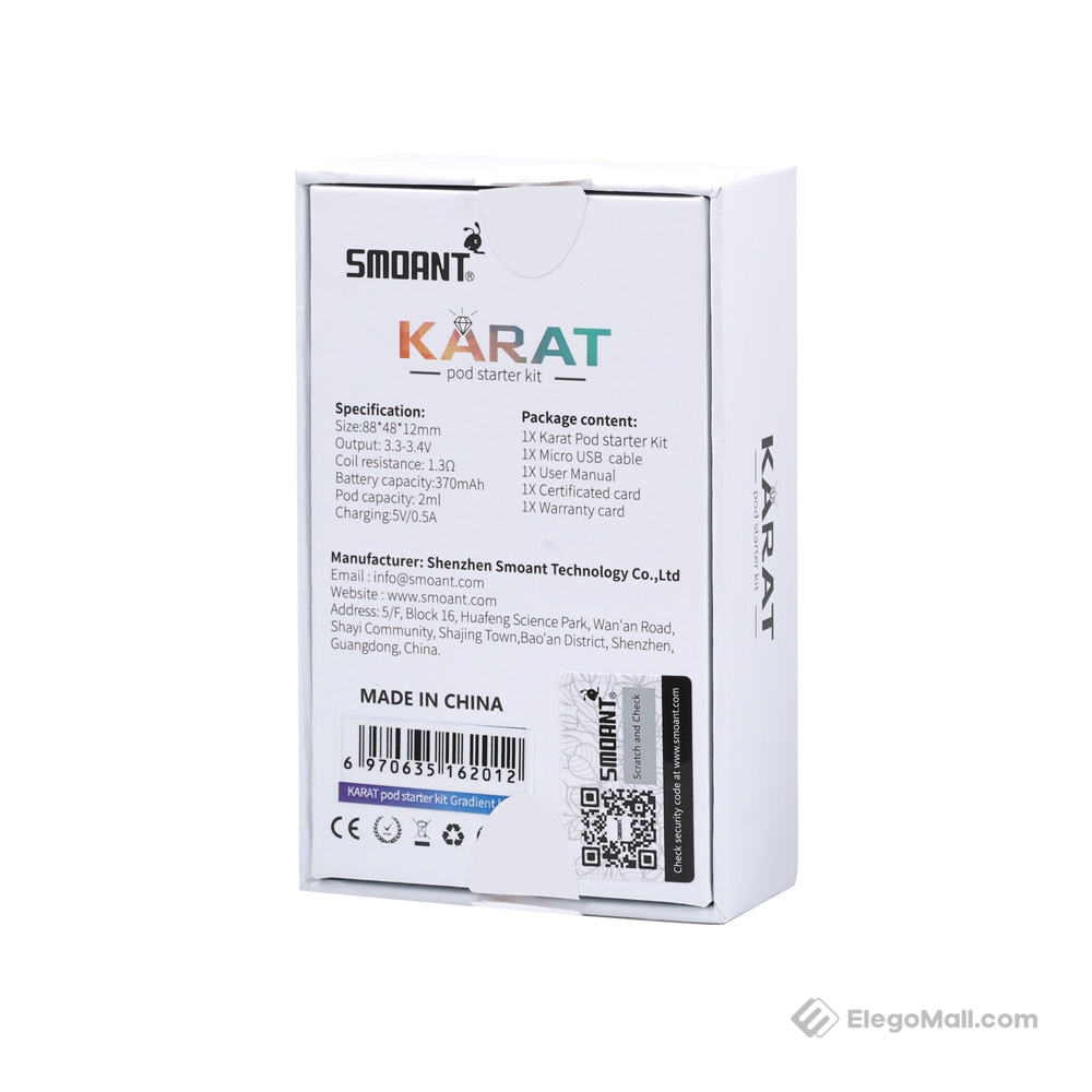 Smoant Karat Pod Vape Kit 370mAh