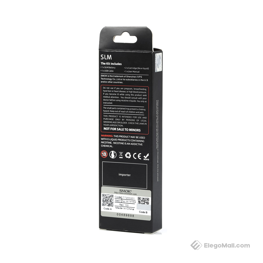 Smok SLM Pod Vape Kit 250mAh & 0.8ml