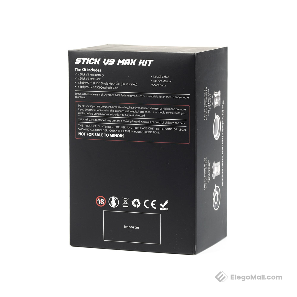 Smok Stick V9 Max Starter Kit 4000mAh & 8.5ml