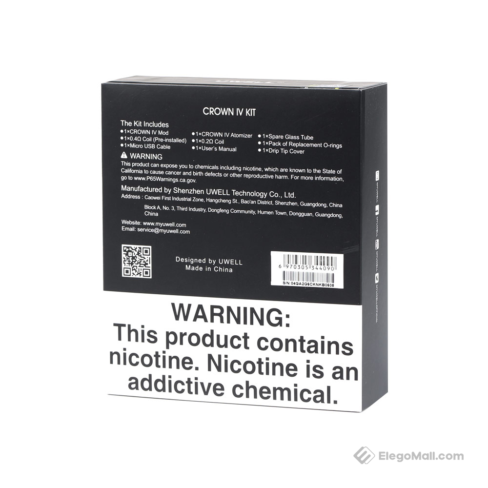 Uwell Crown 4 / IV Kit with Crown 4 / IV Tank