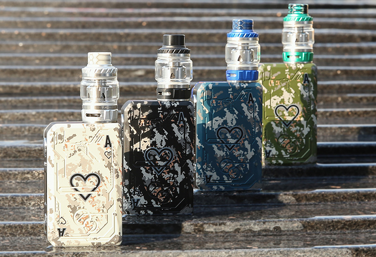 Teslacigs Poker 218 Kit with Resin Tallica Mini Tank Teslacigs Poker 218 Kit with Resin Tallica Mini Tank