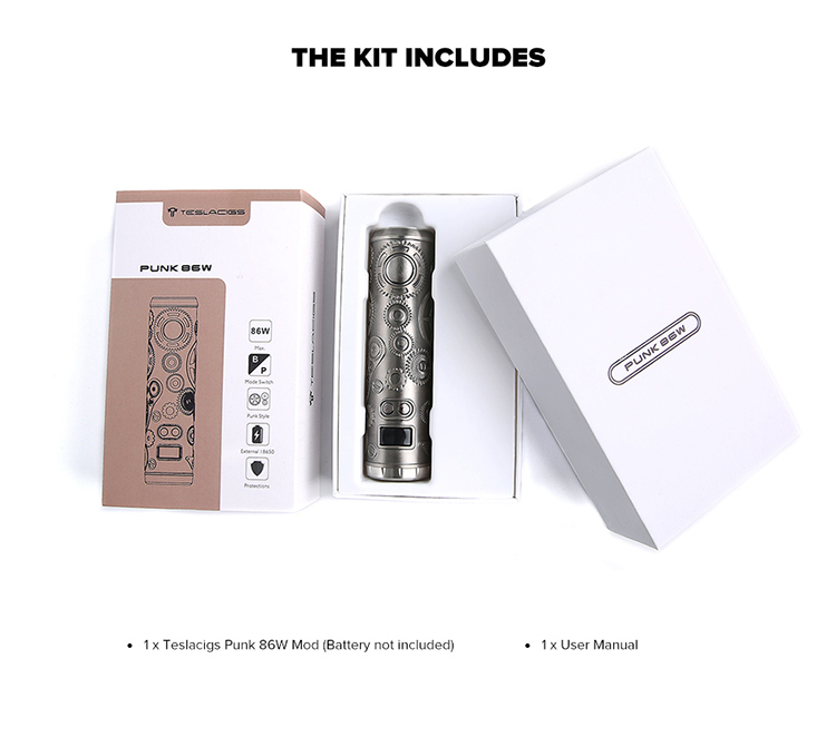 Teslacigs Punk 86W Mod Teslacigs Punk 86W Mod