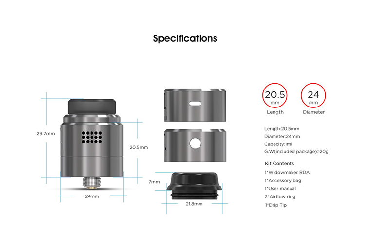 Vandy Vape Widowmaker RDA Atomizer