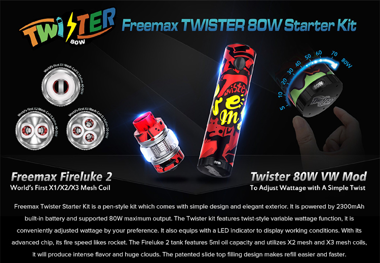 Freemax Twister 80W Starter Kit