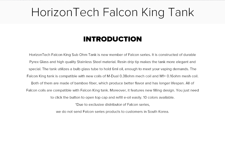 HorizonTech Falcon King Sub Ohm Tank 