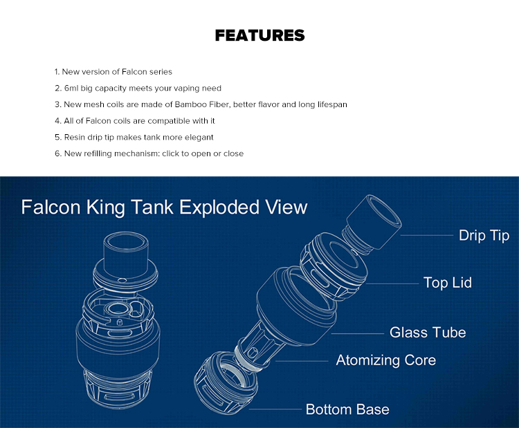 HorizonTech Falcon King Sub Ohm Tank 