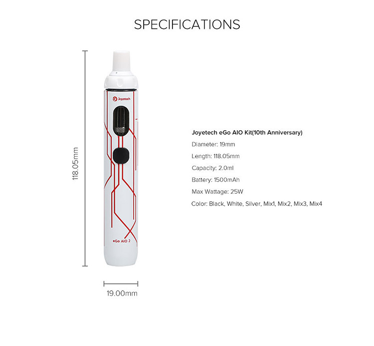 Joyetech eGo AIO Kit 10th Anniversary Joyetech eGo AIO Kit 10th Anniversary