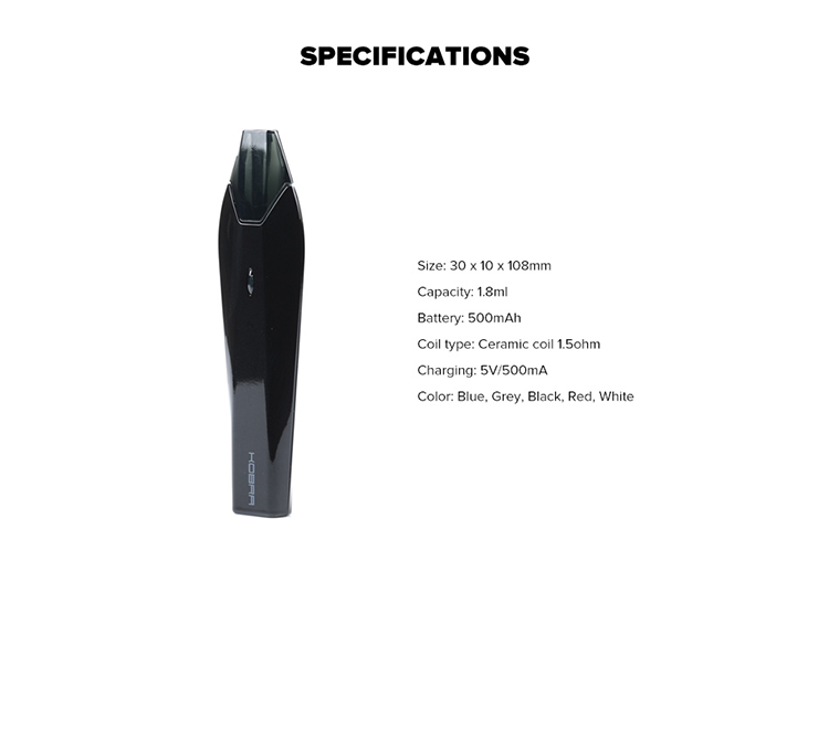 Hugo Vapor Kobra Pod Vape Kit
