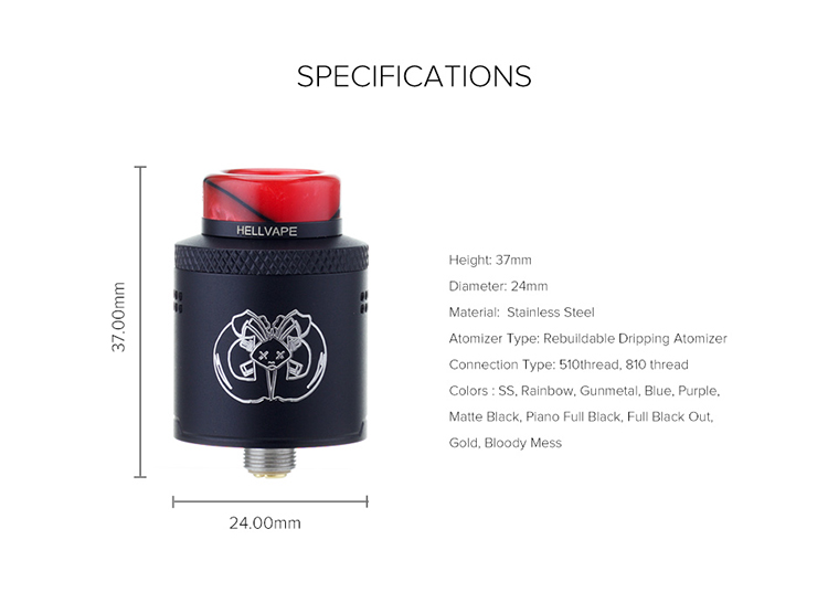 Hellvape Drop Dead RDA Hellvape Drop Dead RDA