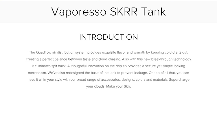 Vaporesso SKRR Tank Vaporesso SKRR Tank