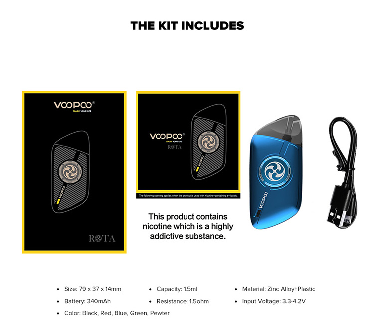 VOOPOO ROTA Spinning Pod System Kit VOOPOO ROTA Spinning Pod System Kit