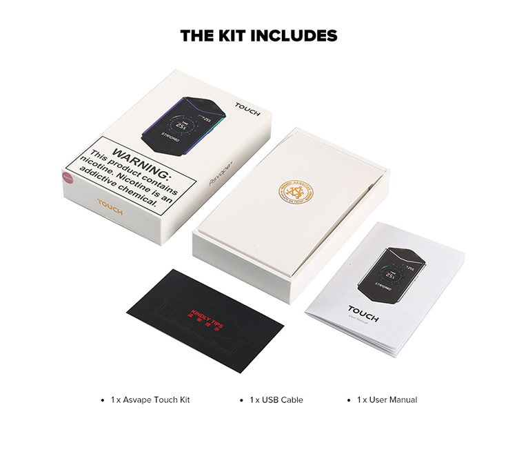 Asvape Touch Pod Starter Kit 500mAh & 1.5ml