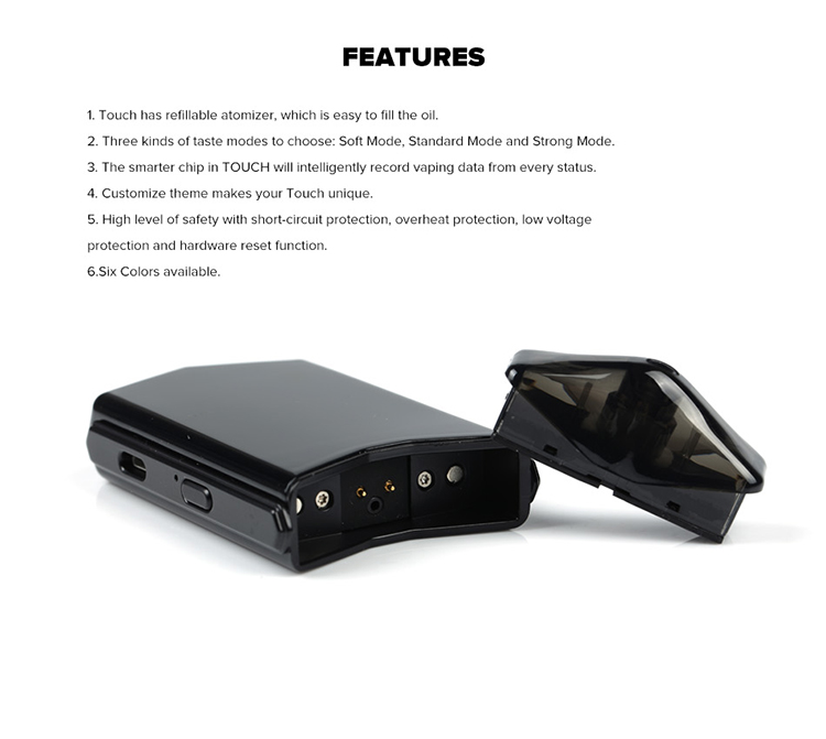 Asvape Touch Pod Starter Kit 500mAh & 1.5ml