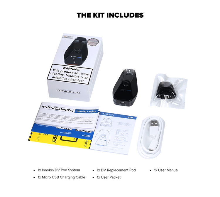 Innokin DV Plex3D Mesh Coil Pod Kit Innokin DV Plex3D Mesh Coil Pod Kit