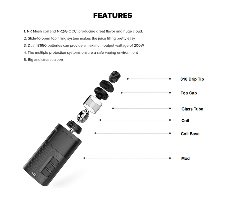 Kanger Ripple 200W Starter Kit with Ripple Tank