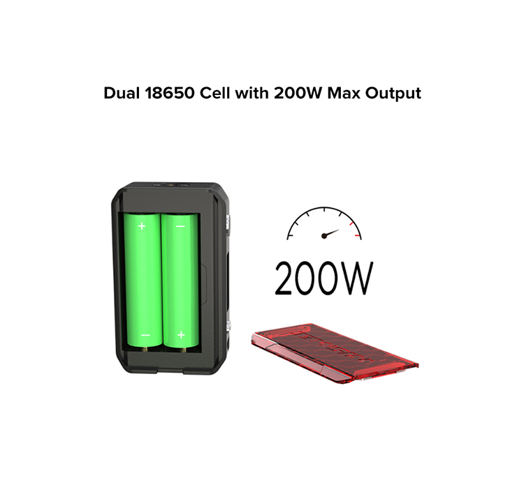 Wismec Sinuous V200 200W Box Mod Wismec Sinuous V200 200W Box Mod
