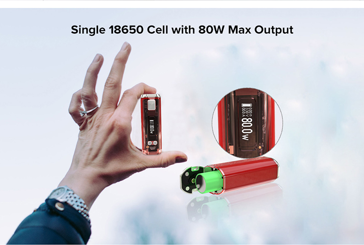 Wismec Sinuous V80 Kit with Amor NSE Atomizer Wismec Sinuous V80 Kit with Amor NSE Atomizer