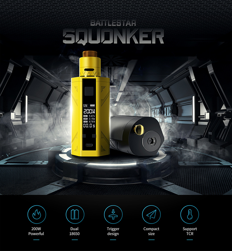 Smoant Battlestar Squonker 200W Kit Smoant Battlestar Squonker 200W Kit
