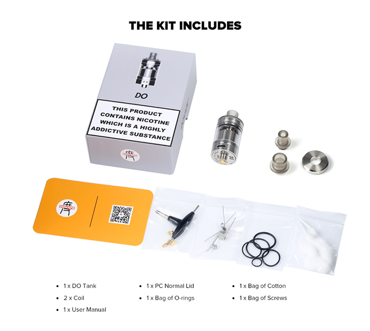 Dovape DO MTL RTA 2ml Dovape DO MTL RTA 2ml