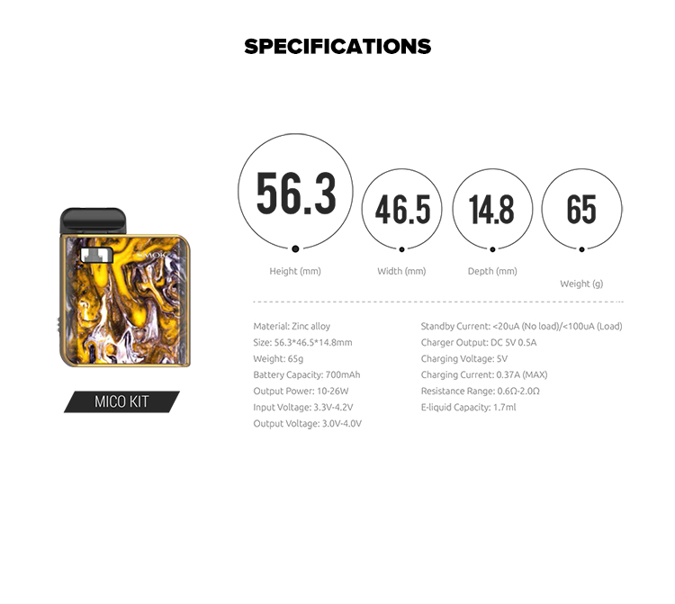 SMOK MICO Pod Starter Kit 700mAh