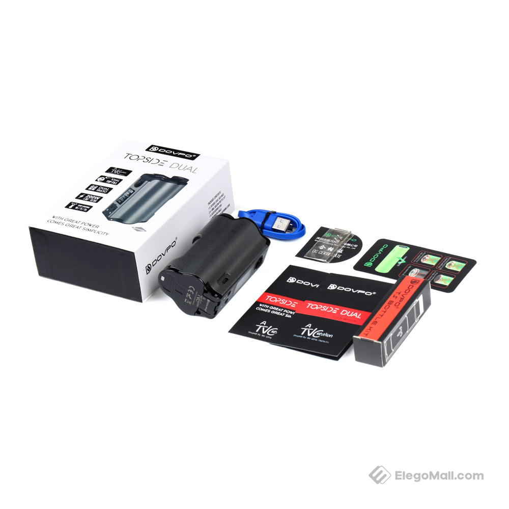 Dovpo Topside Dual 200W Squonk Box Mod