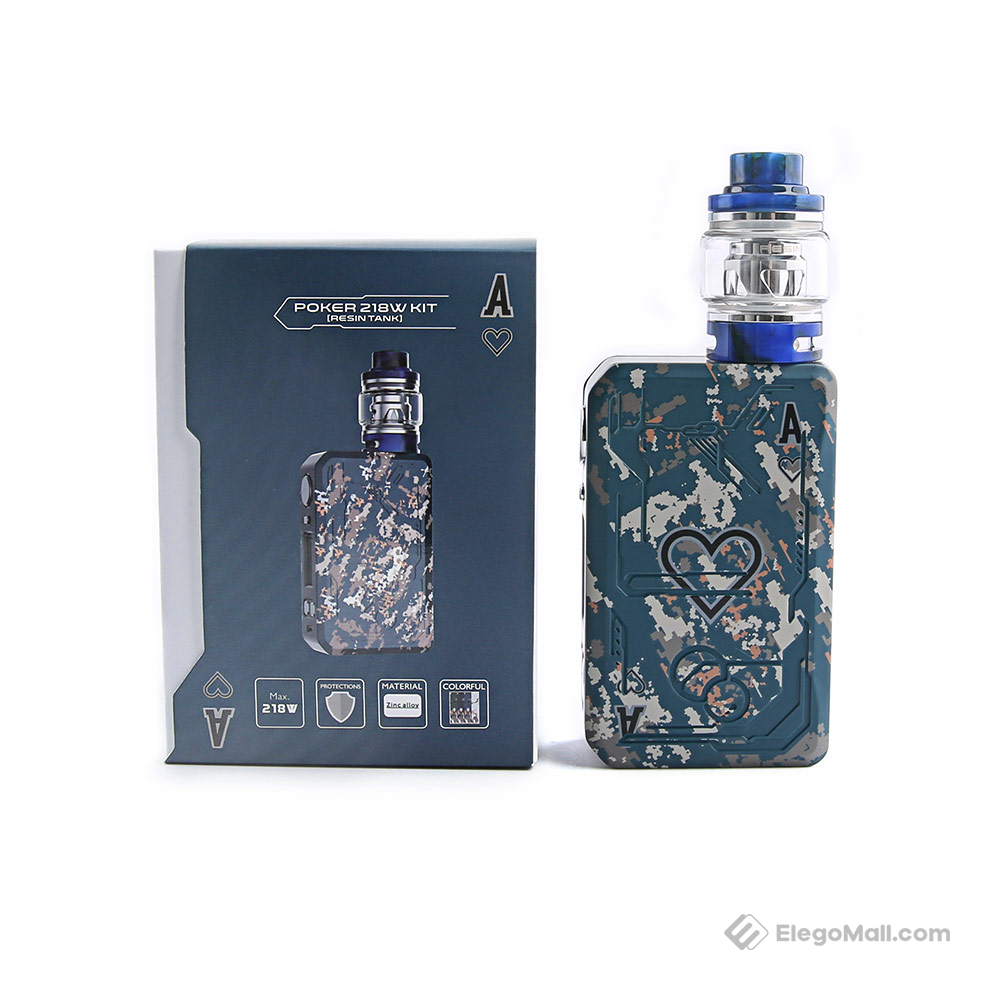 Teslacigs Poker 218 Kit with Resin Tank