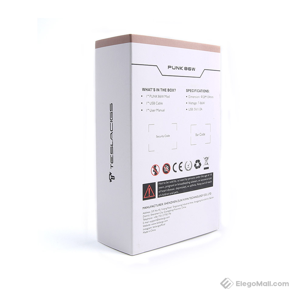 Teslacigs Punk 86W Mod
