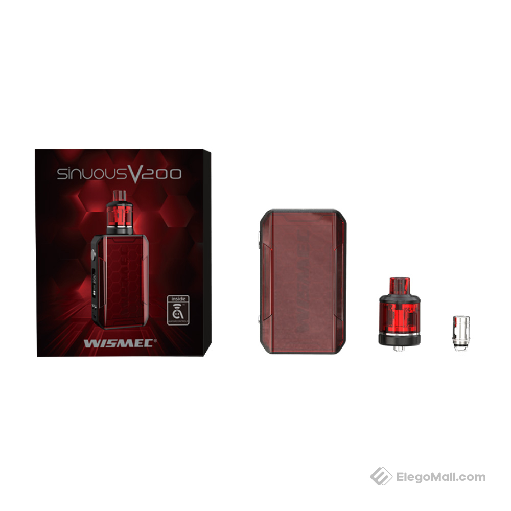 Wismec Sinuous V200 Kit with Amor NSE