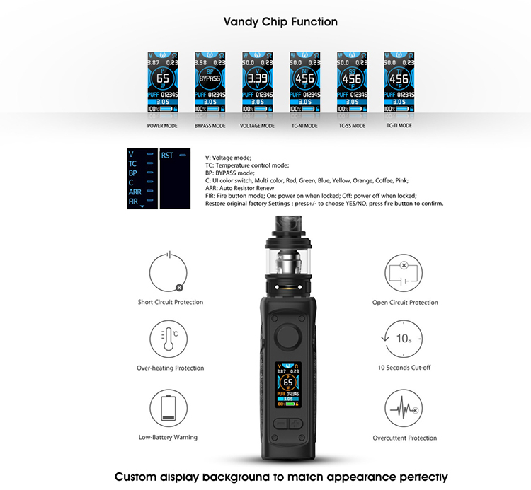 Vandy Vape Jackaroo Waterproof 100W Kit Vandy Vape Jackaroo Waterproof 100W Kit