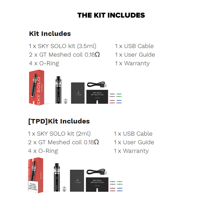 Vaporesso Sky Solo Starter Kit Vaporesso Sky Solo Starter Kit