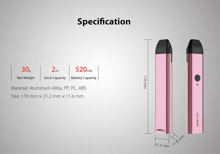 Uwell Caliburn Pod System Kit Uwell Caliburn Pod System Kit