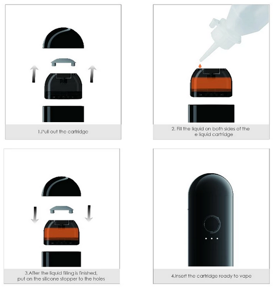 refill method of vape 