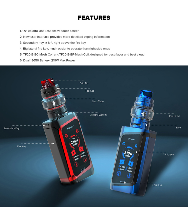 SMOK Morph 219 Kit with TF Tank SMOK Morph 219 Kit with TF Tank